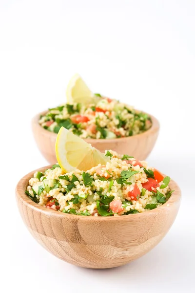 Tabbouleh sallad med couscous och grönsaker — Stockfoto