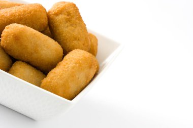 Geleneksel kızarmış İspanyol kroket 