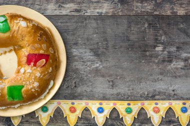 İspanyol tipik Epifani kek 