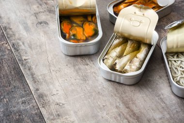 Kutu ahşap masa üzerinde korur. Boşaltmak