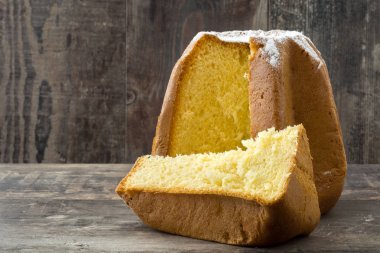 Pandoro Noel kek şeker ahşap tablo
