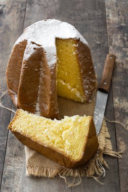 Pandoro Noel kek şeker ahşap tablo