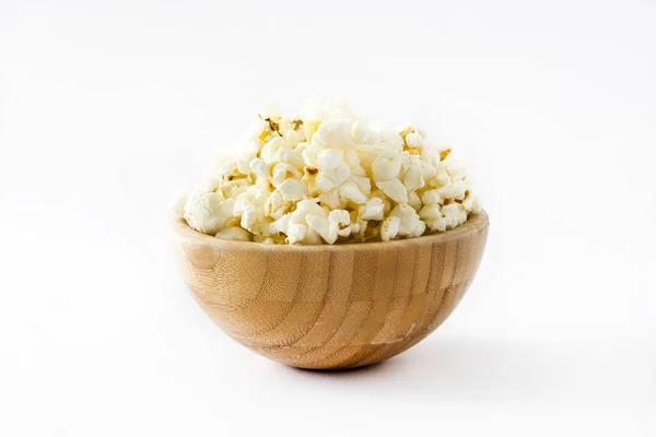 Popcorn Schale Isoliert Auf Weißem Hintergrund — Stockfoto