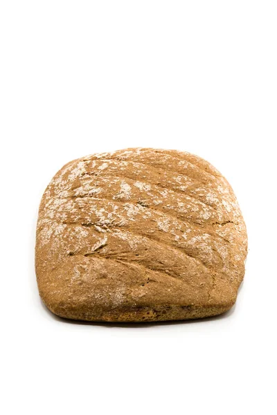 Homemade Spelt Bread Isolated White Background — Stock Photo, Image