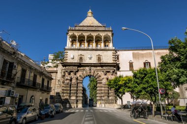 Porto Nuovo kapısı Palermo tarihi merkezinde. Sici