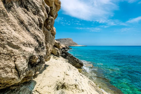 Cabo Greco Cyprus Maio 2016 Vistas Mar Falésias Cabo Greco — Fotografia de Stock