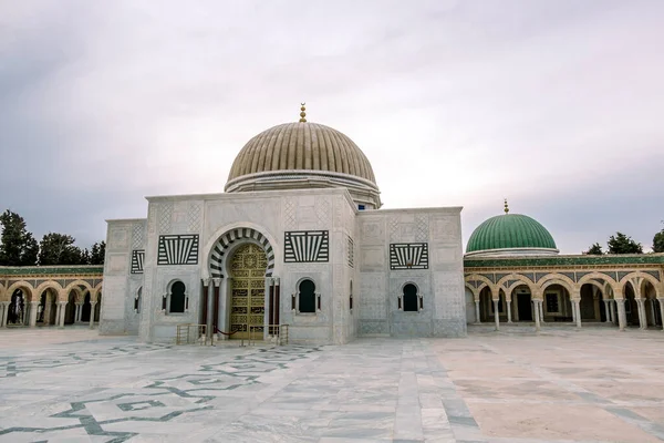 Monastir Tunisien Maj 2017 Habib Bourguibas Mausoleum Monastir Vid Solnedgången — Stockfoto
