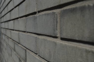 Tuğlanın dokusu gri. Tuğla duvar dokusu.