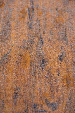 Kahverengi ahşap kaplama. Doğal desenli ahşap doku. Eski ahşap dokular. Toprağın altındaki ağaç