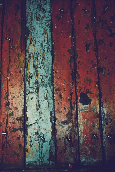 Покрашенная Старая Деревянная Стена Красный Фон Деревянная Текстура — стоковое фото