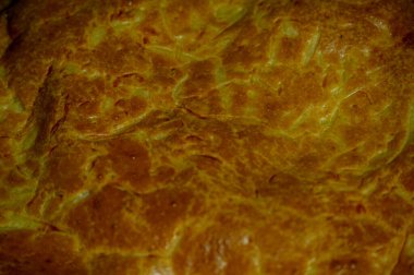 Lahana turtası. Lahanalı Charlotte Pie. Yemek fotoğrafçılığı. Ev yemeği, vejetaryenlik.