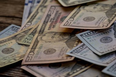 Dolar geçmişi. Dolar geçmişi. Farklı Amerikan dolarlarının geçmişi. Finans kavramı.