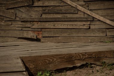 Ahşap doku. arka plan eski paneller. Koyu kahverengi ahşap yüzey. Arkaplan dokusu.