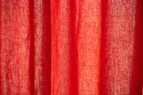 Красный Цвет Фона Красная Ткань Фона Красная Ткань Текстуры Крупным — стоковое фото