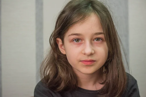 Porträt Eines Kleinen Mädchens Mädchen Jahre Alt Teenager Mädchen — Stockfoto