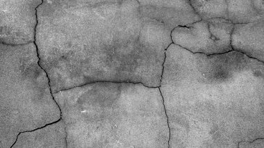 Binanın alçılı duvarında çatlak. Ev iç tasarımı için arkaplan resmi