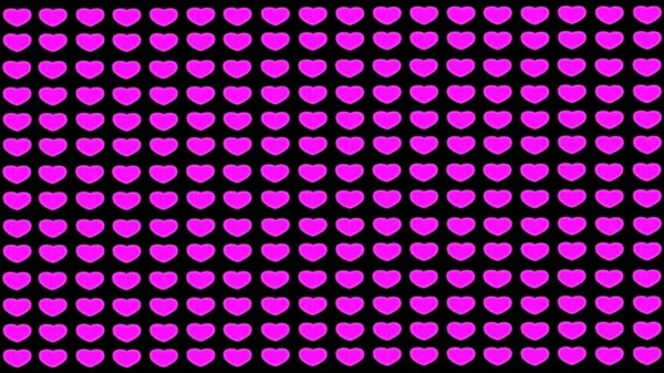 Pink Hearts Black Background Background Design Holiday Cards Posters — Stock Photo, Image