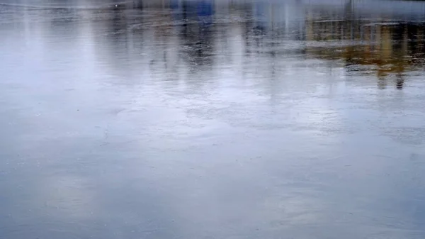 Gelo Rio Volga Contexto Para Seu Trabalho Design — Fotografia de Stock