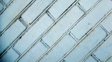 Binanın duvarında tuğla işi. Web tasarımı için bulanık odaklanmış arkaplan.