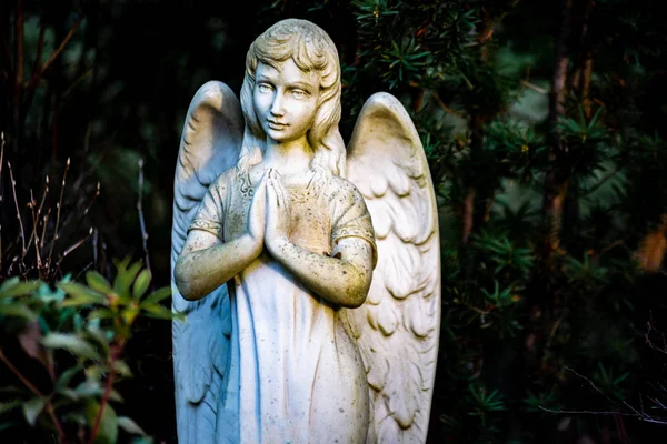 Estatua de un ángel en un cementerio alemán — Foto de Stock