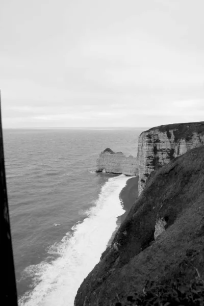 Normandische Kust Bij Etretat — Stockfoto