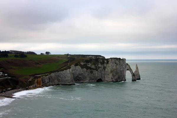 Costa Normandia Etretat — Fotografia de Stock