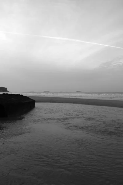 Normandy Landing Beaches — Stock Photo, Image