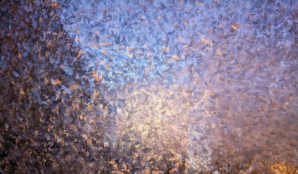 Background of texture ice blue abstract winter nature glass closeup — Stock Photo, Image