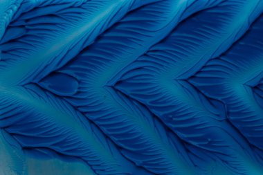 Mavi deniz suyu desenleri çiçek açar. Soyut arkaplan.