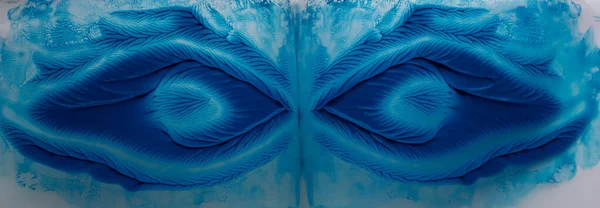Абстрактний синій акварельний фон pattern.panorama синя текстура — стокове фото