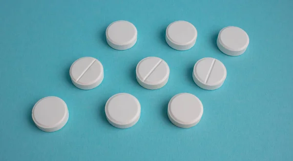 Tabletter Från Läkemedel Antibiotika Läkemedel Antibakteriella Tabletter — Stockfoto