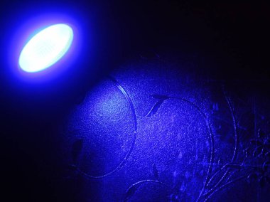 Festival dekorasyonu için elektrik ışığı koyu mavi