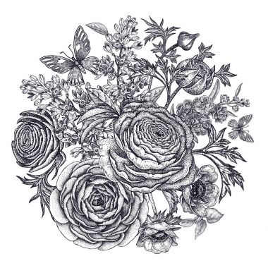 Bahar Çiçekleri Buketi.