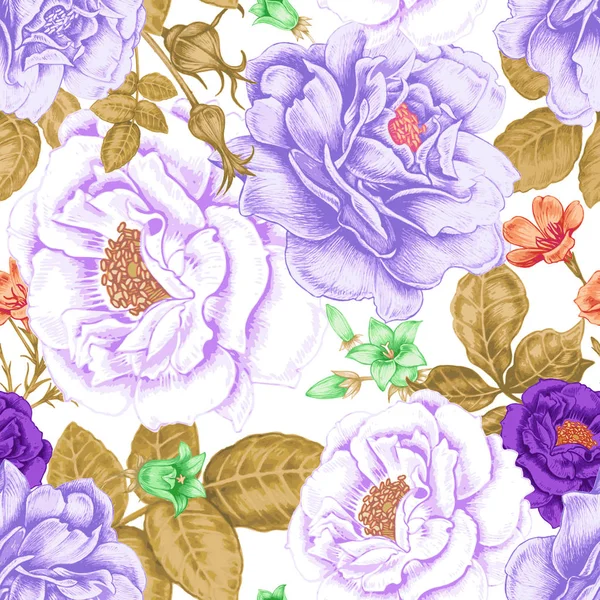 Fond Sans Couture Vectoriel Conception Pour Tissus Textiles Papier Peint — Image vectorielle