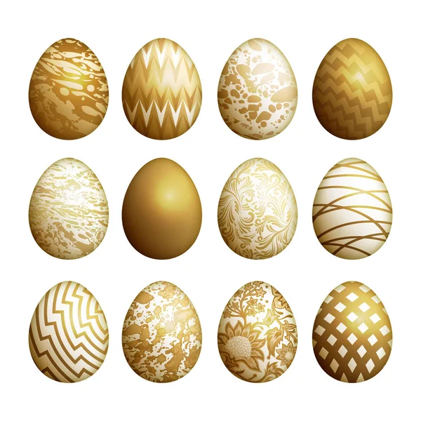 Huevos de Pascua. — Vector de stock