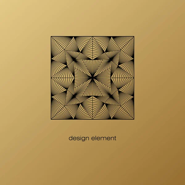 Vektor-Art-Deco-Rahmen, um ein Logo zu erstellen. — Stockvektor