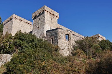 Narni 'deki Albornoz Kalesi' nin öngörüsü