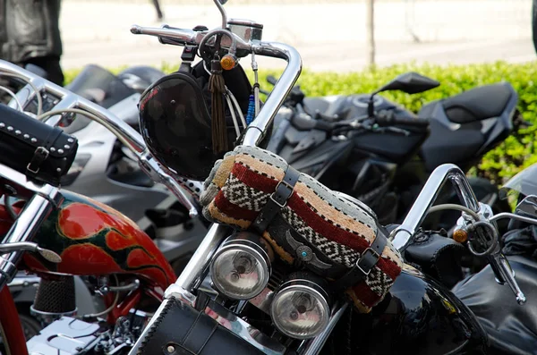 Faro de una motocicleta moderna —  Fotos de Stock