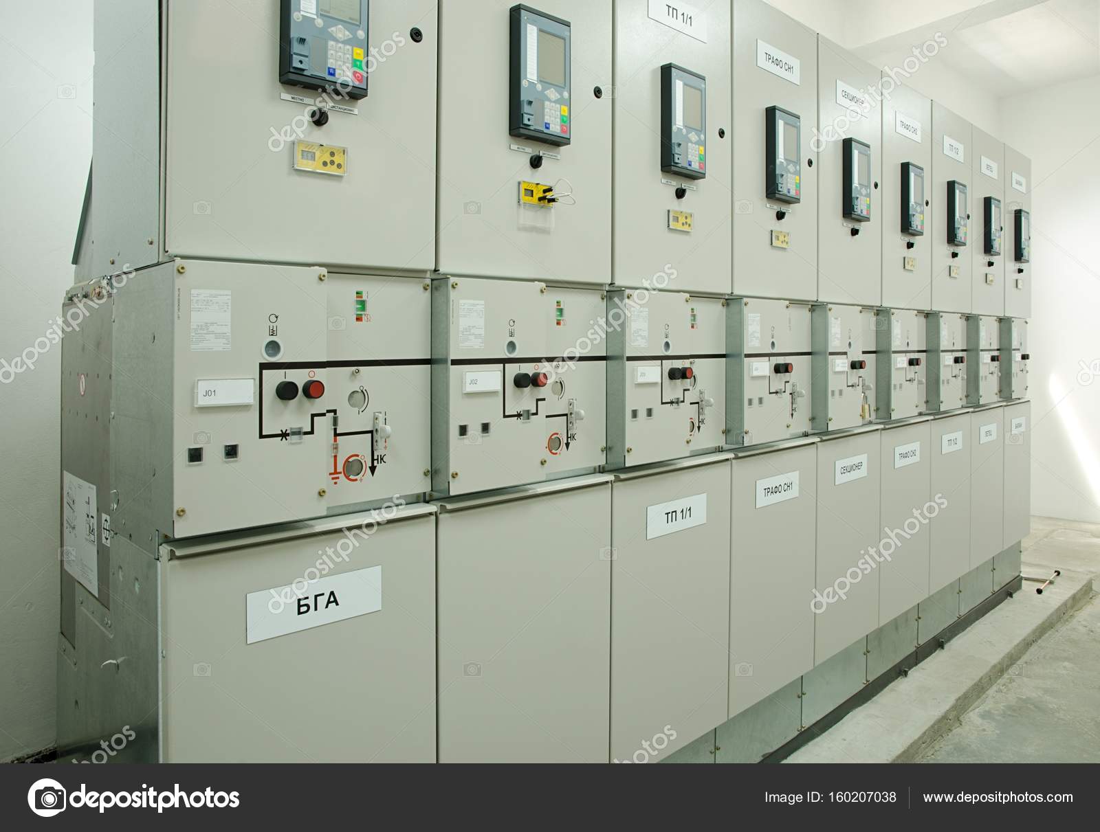 Switchgear in the electrical room Stock Photo by ©injenera 160207038