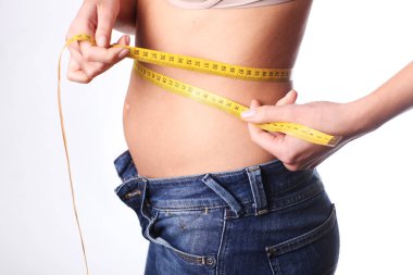 Şişko göbek. Kilolu.