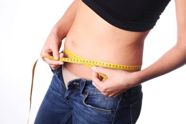 Şişko göbek. Kilolu.