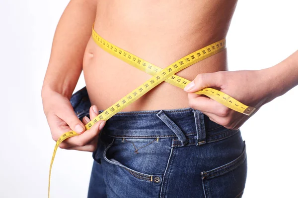 Şişko göbek. Kilolu.