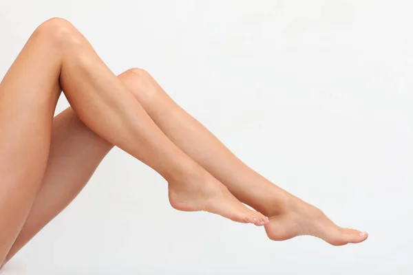 Schöne Beine. Fußpflege. — Stockfoto