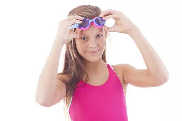 Kinderschnorchler. Schwimmen ist der beste Sport für Rücken, Muskeln und Gesundheit. — Stockfoto