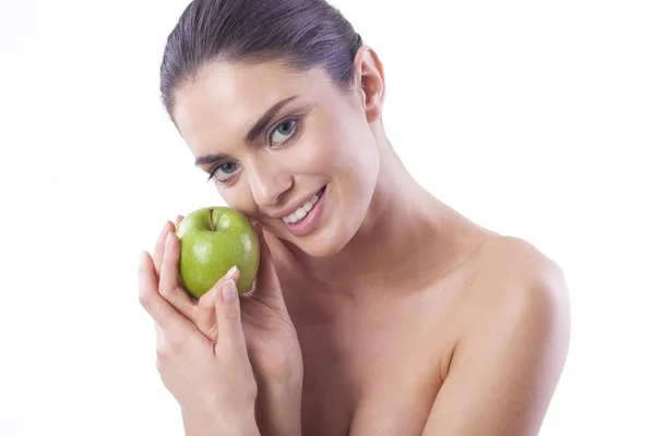 Ein Apfel für Gesundheit und Vitalität — Stockfoto