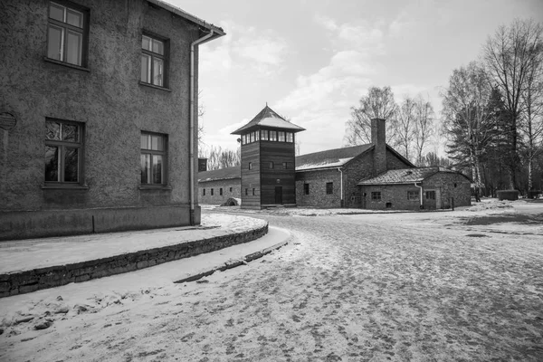 Campo Concentração Auschwitz Birkenau Oswiecim Polónia — Fotografia de Stock