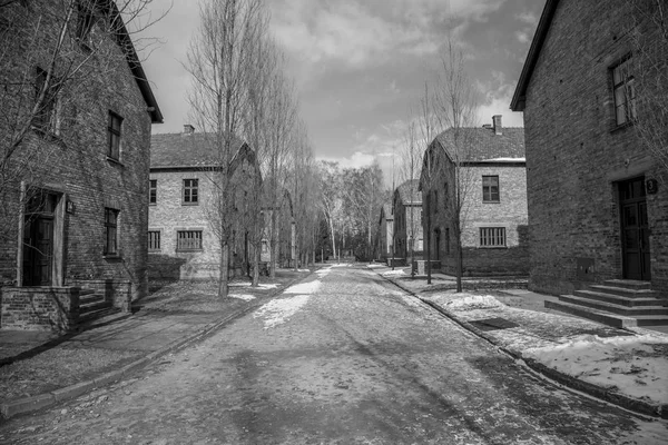 Концлагерь Аушвиц Биркенау Освенциме Польша — стоковое фото