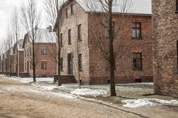 Campo Concentração Auschwitz Birkenau Oswiecim Polónia — Fotografia de Stock