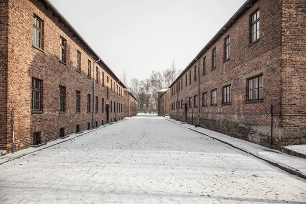 Концлагерь Аушвиц Биркенау Освенциме Польша — стоковое фото