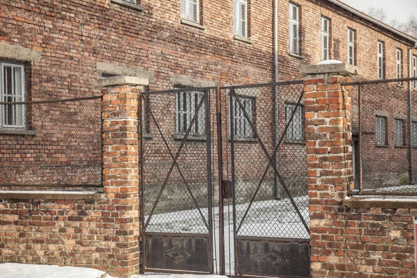 Campo Concentração Auschwitz Birkenau Oswiecim Polónia — Fotografia de Stock